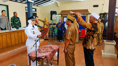 Kalahkan Empat Kandidat, Bayu Biantoro Resmi Dilantik Sebagai Kasi Pelayanan Desa Tanggul Turus