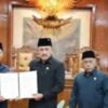 Plt Bupati Hadiri Sidang Paripurna DPRD Tulungagung, Sembilan Ranperda Resmi Disahkan Menjadi Perda